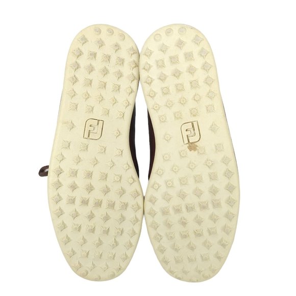 FootJoy FJ Contour Casual Spikeless Golf Shoes Mens Size 10 Brown Leather 54226 - Picture 9 of 10